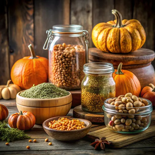 Pełnoziarnista Zapiekanka z Dyni i Soczewicy